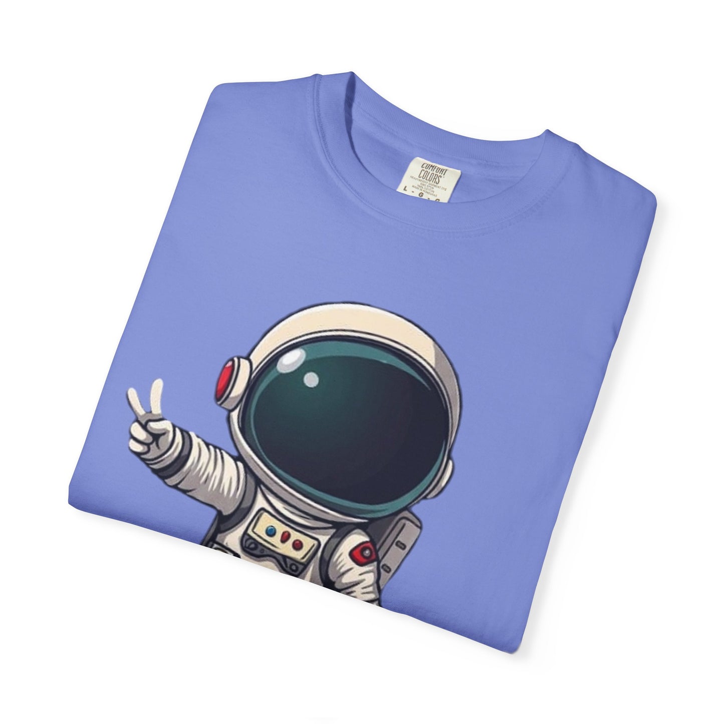 Astronaut on Saturn T-Shirt — Cute Space Explorer Graphic Tee