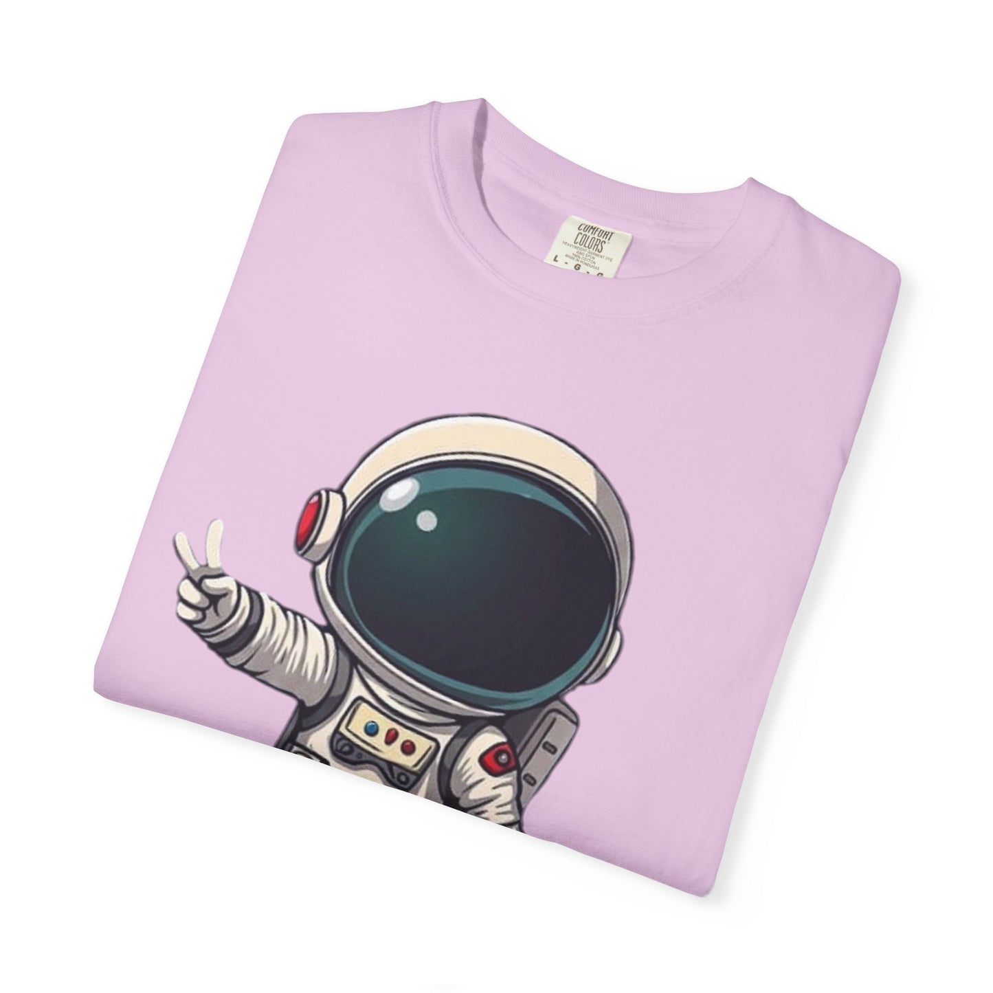 Astronaut on Saturn T-Shirt — Cute Space Explorer Graphic Tee