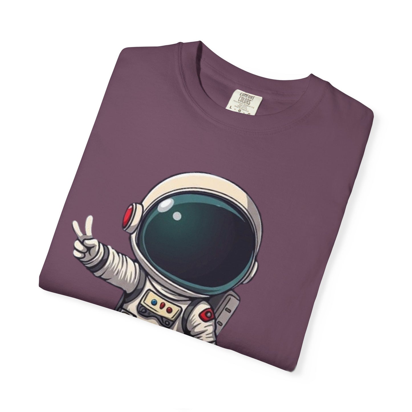 Astronaut on Saturn T-Shirt — Cute Space Explorer Graphic Tee