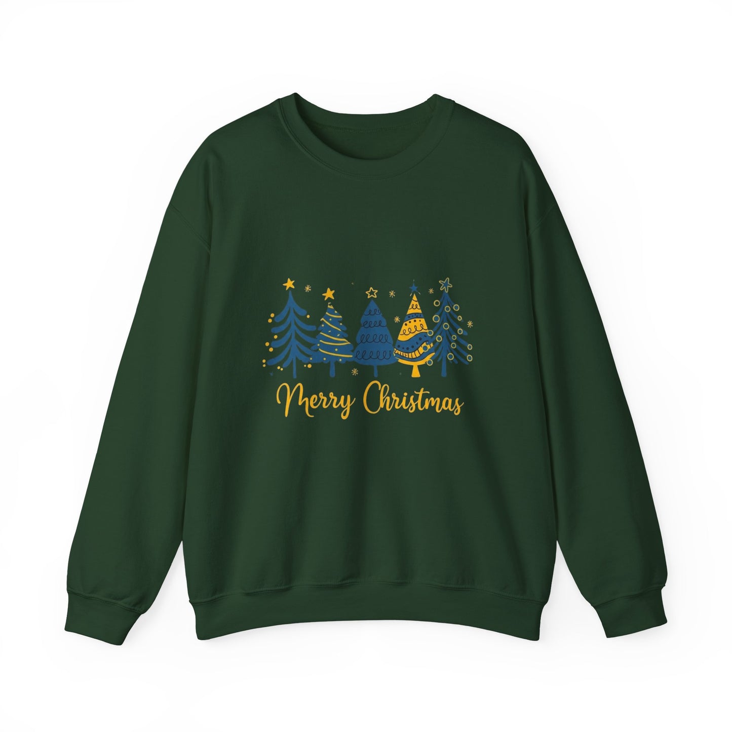 Christmas Tree Crewneck Sweatshirt — Merry Christmas Holiday Pullover