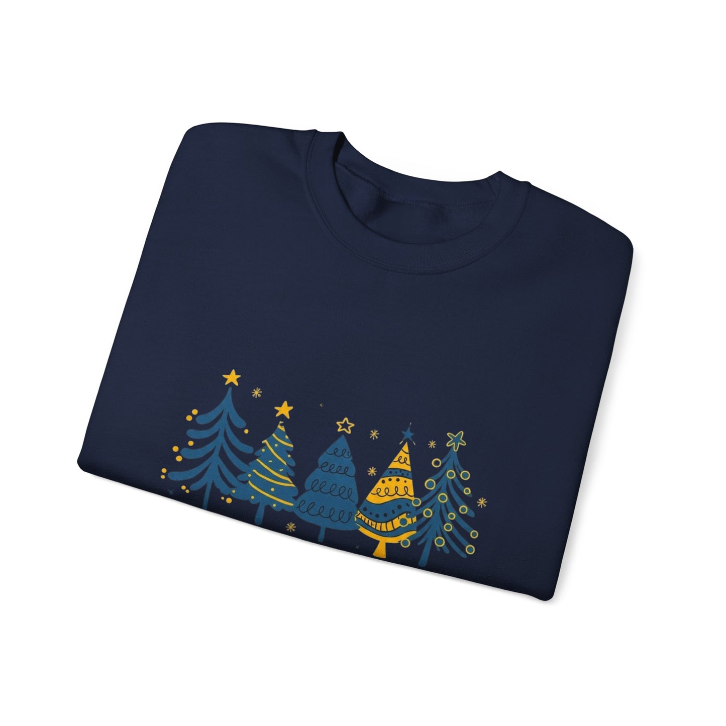 Christmas Tree Crewneck Sweatshirt — Merry Christmas Holiday Pullover