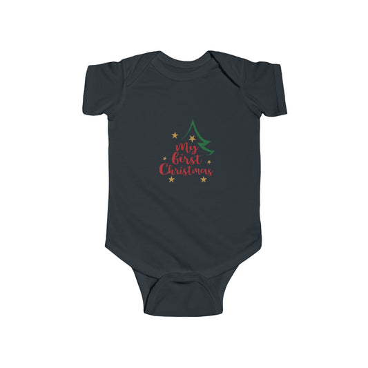 My First Christmas Baby Bodysuit — Infant Holiday Onesie