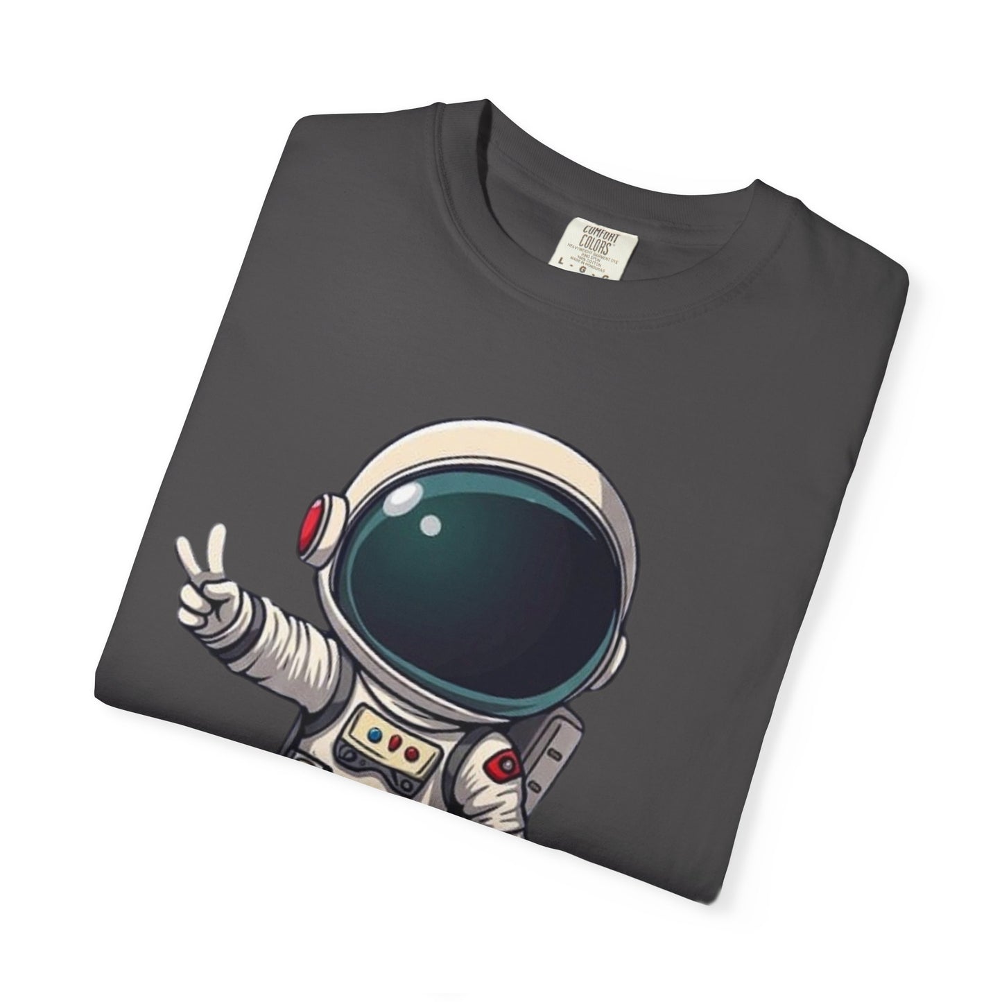 Astronaut on Saturn T-Shirt — Cute Space Explorer Graphic Tee