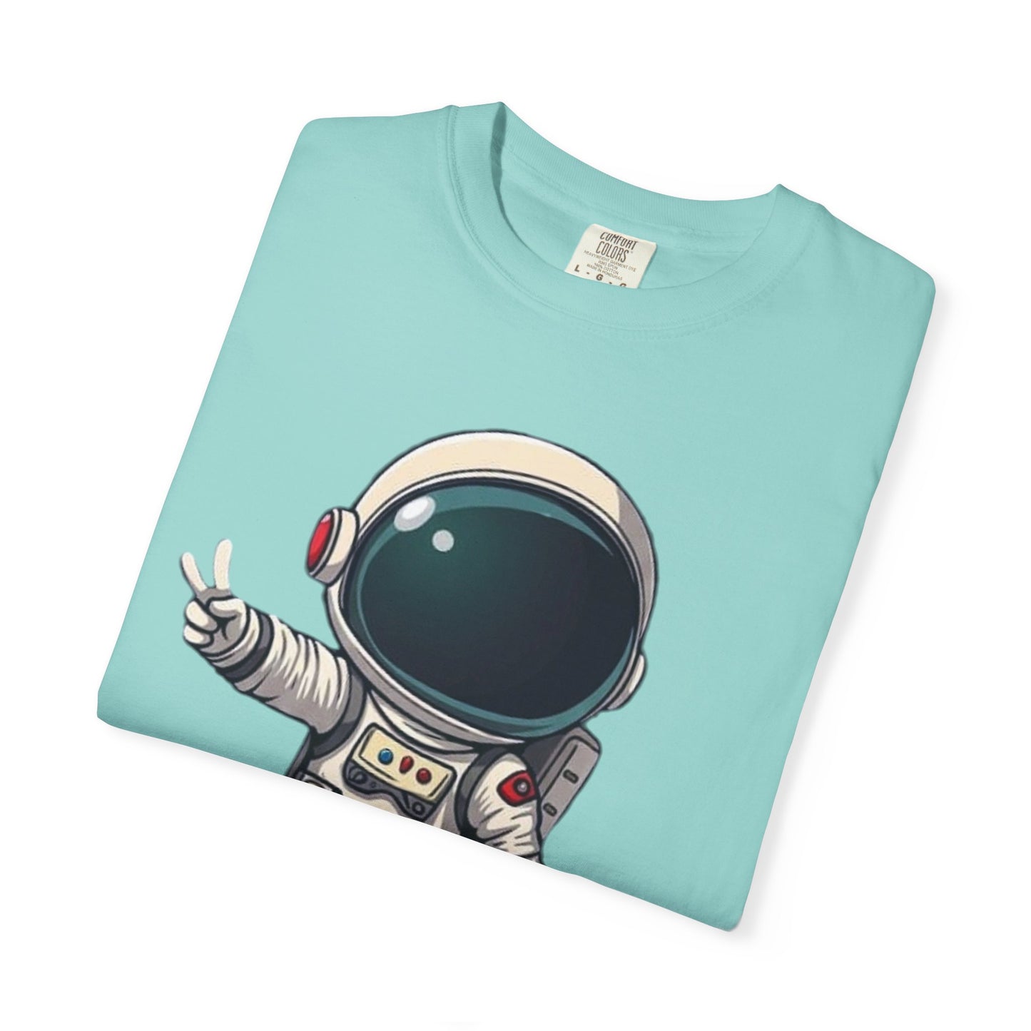 Astronaut on Saturn T-Shirt — Cute Space Explorer Graphic Tee
