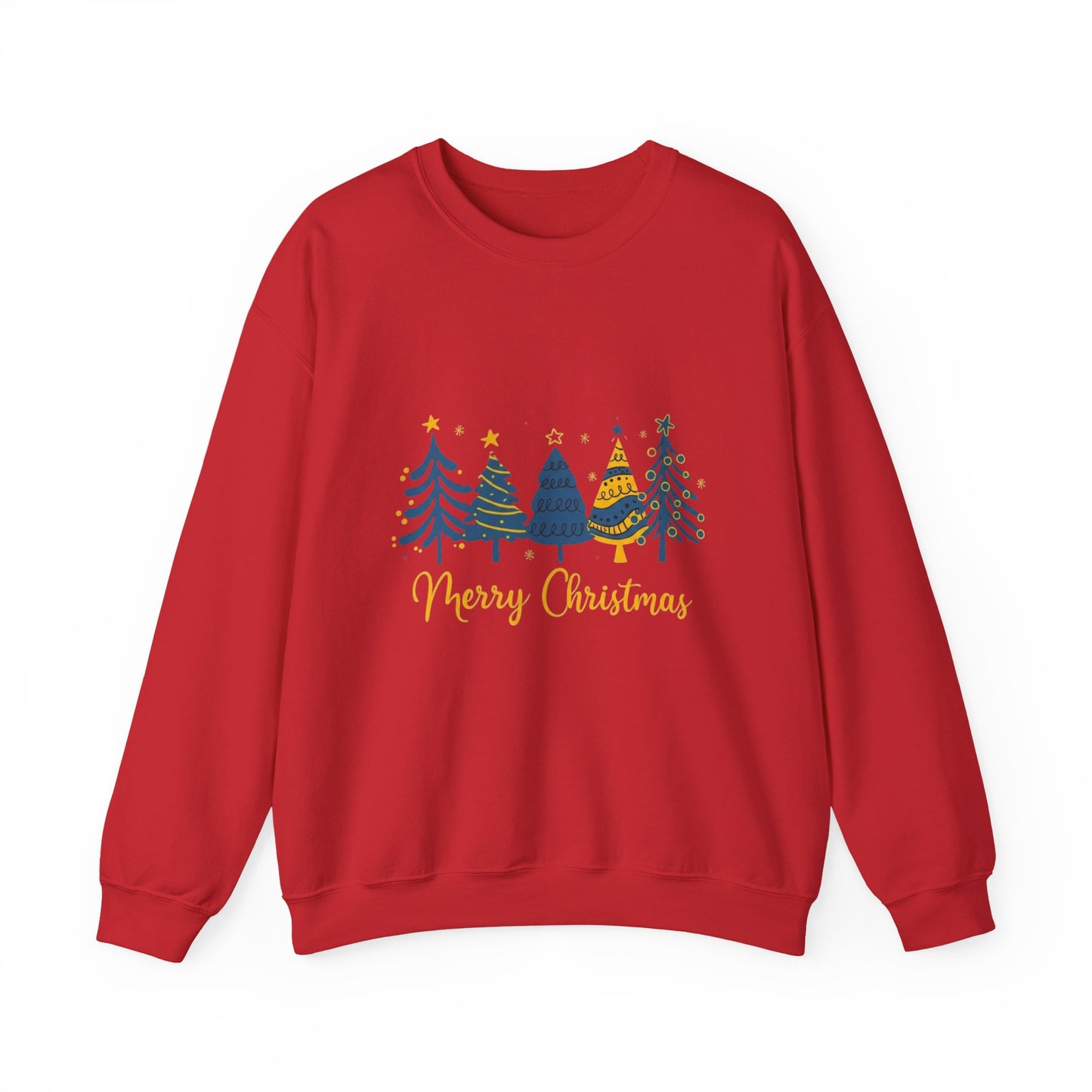 Christmas Tree Crewneck Sweatshirt — Merry Christmas Holiday Pullover